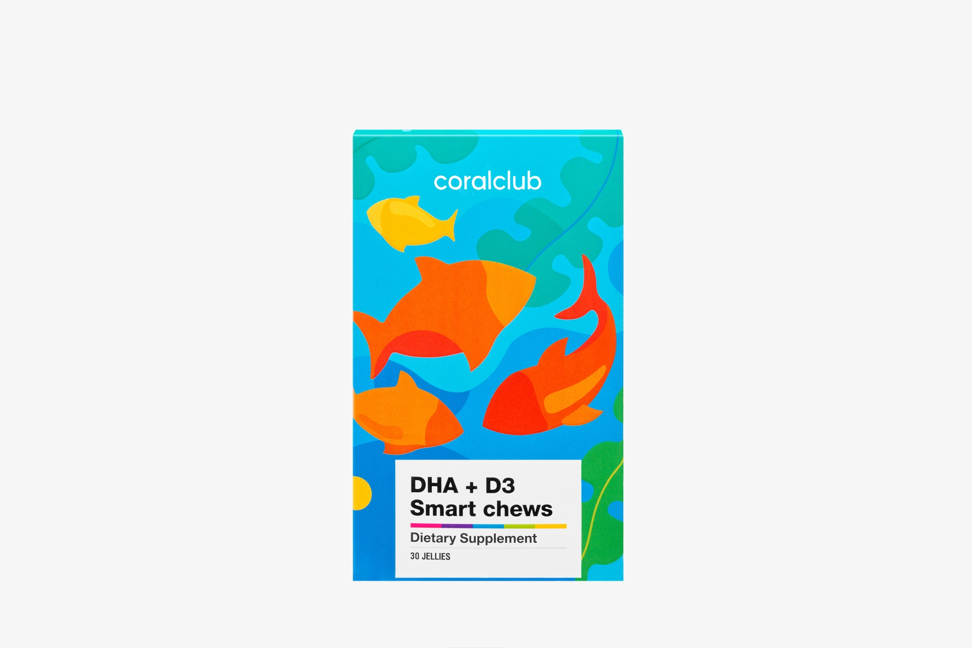 DHA+D3 Smart Chews - Omega 3 ja D3 kummikommid - 30tk